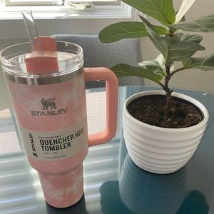 💕PEACH TIE DYE Stanley 40 oz. Quencher H2.0 FlowState Tumbler
